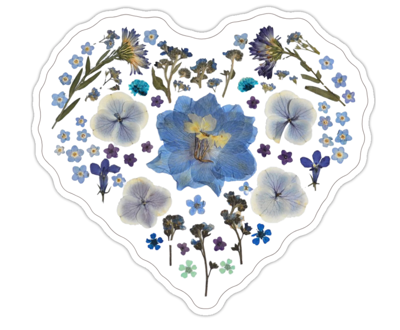 Blue Heart Sticker