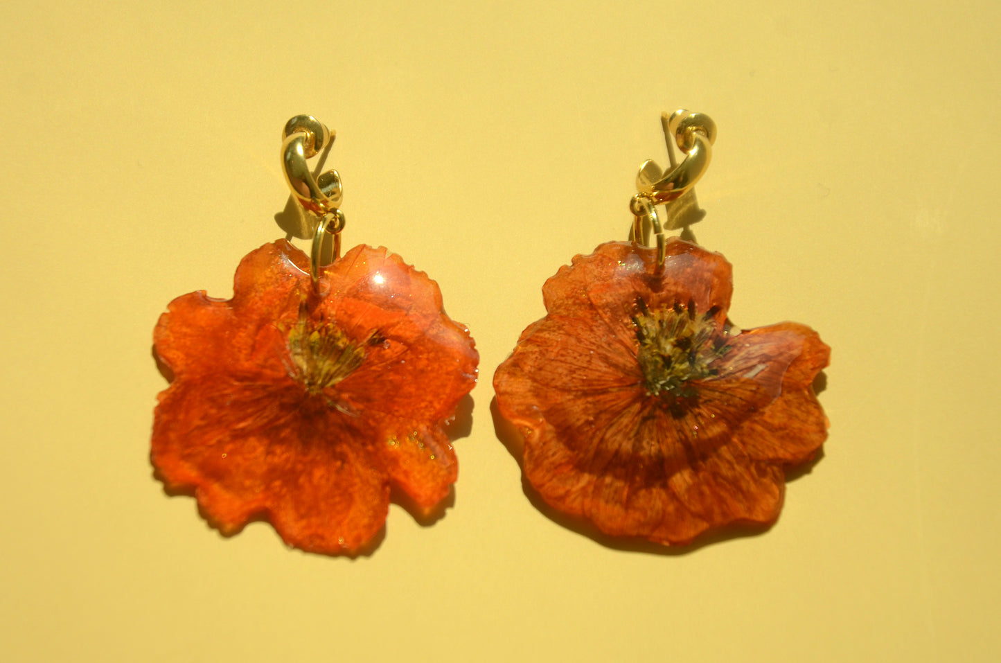 Orange Cosmo Earrings