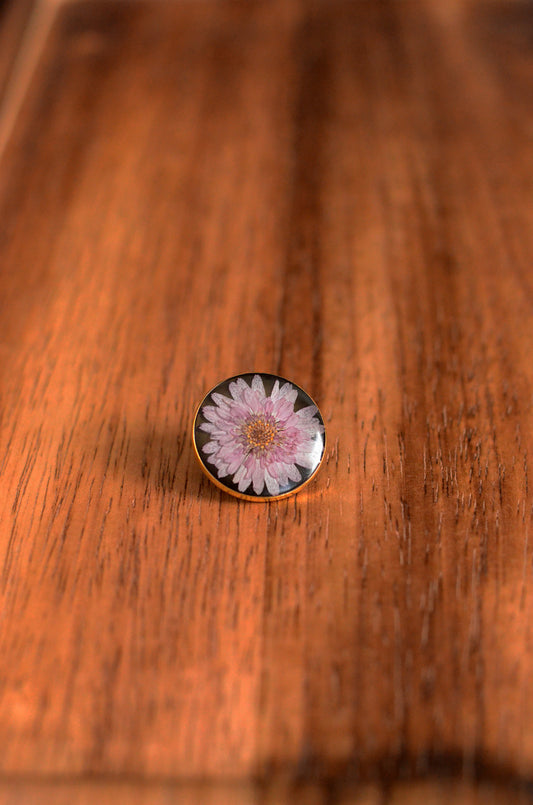 Pink Flower Pin