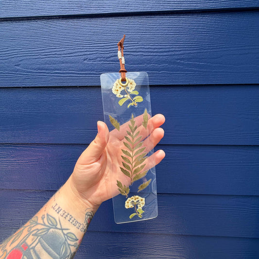 Floral and Fern Bookmark